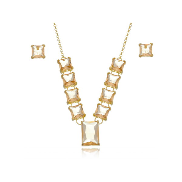 Conjunto Cristal Rose Cleopatra