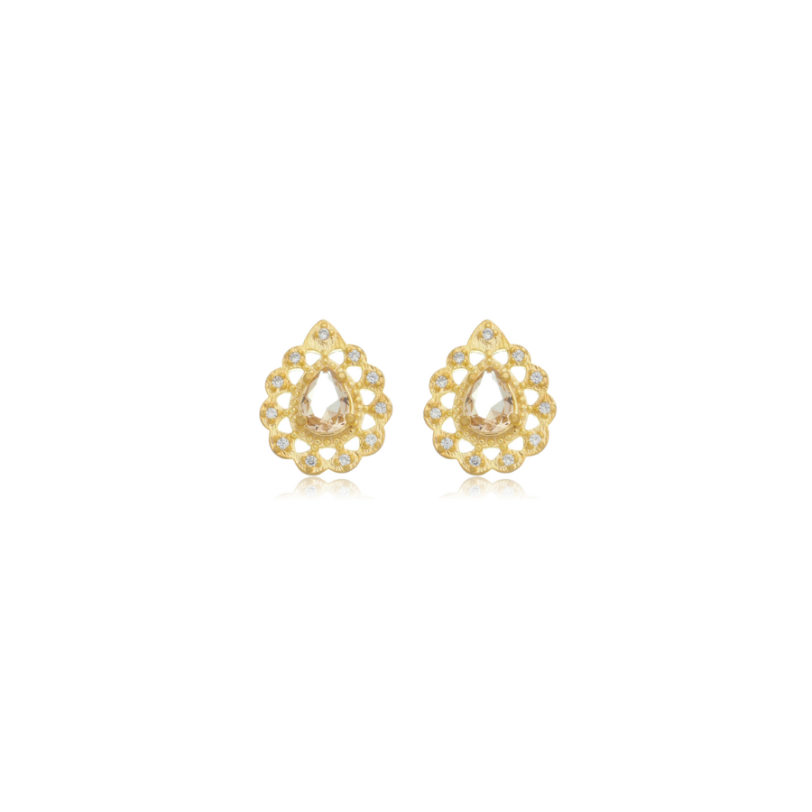 Brinco Dourado Gota